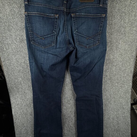 BKE Buckle Jake Straight Denim Jeans Size 31XL Stretch Urban Dark Wash ACT 32x32 - Picture 10 of 16